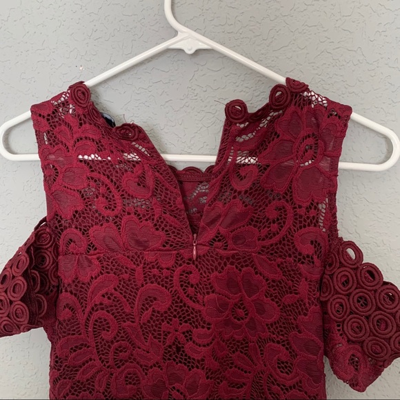 Ambiance Red Dress - Picture 4 of 4